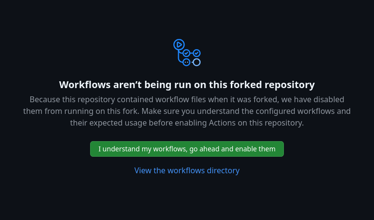 It will be disabled by default